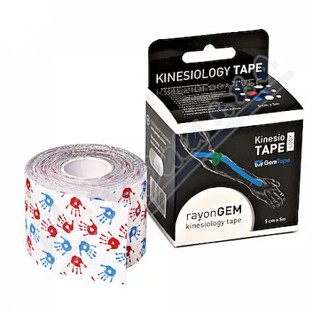 rayonGEM kinesiology tape 5cmx5m hands