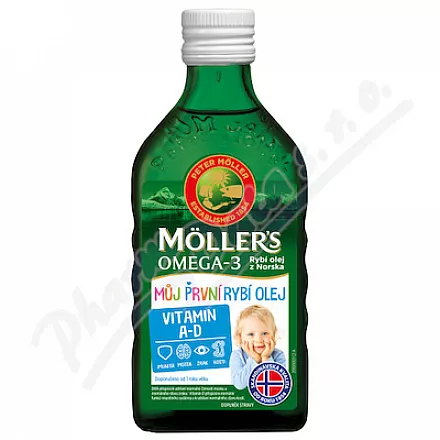Mollers Omega 3 Můj první rybí olej 250ml