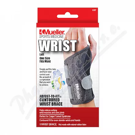 Mueller Dostosuj, aby dopasować ortezę nadgarstka po lewej stronie