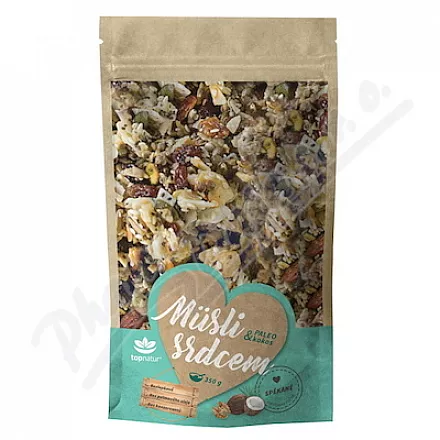 Topnatur Müsli srdcem Paleo&Kokos 350g