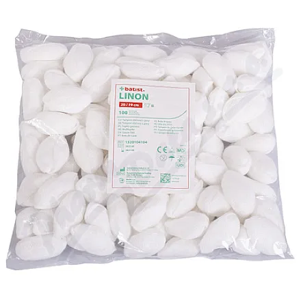 LINON tampon z gázy stáčený nester. 20/19cm 100ks