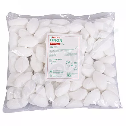 LINON tampon z gázy stáčený nester. 20/19cm 100ks