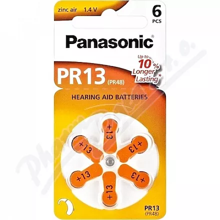 Panasonic PR13 baterie do naslouchadel 6ks