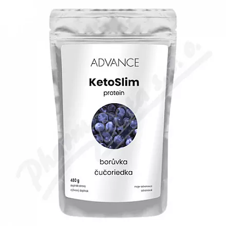 ADVANCE KetoSlim protein borůvka 480g