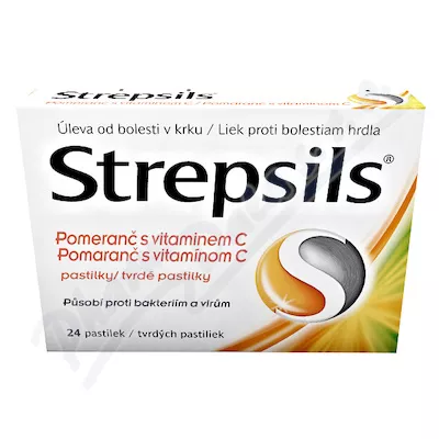 STREPSILS POMERANČ S VITAMINEM C