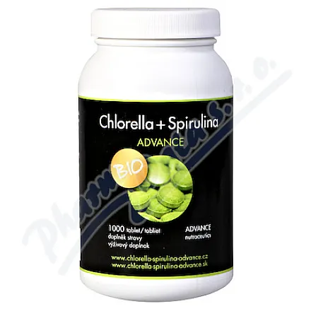 ADVANCE Organic Chlorella Spirulina tbl.1000