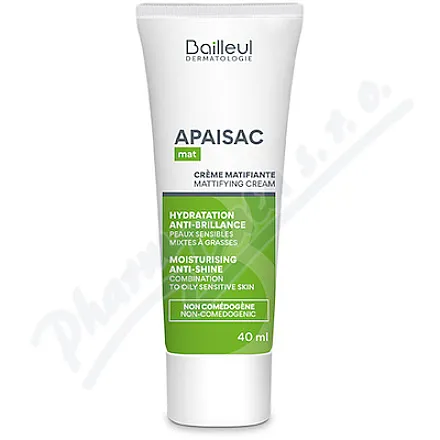 Apaisac – krem matujący do twarzy 40 ml Bailleul