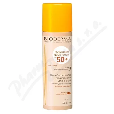 BIODERMA Photoderm NUDE Touch světlý SPF 50+ 40ml - make-upy,make-up,