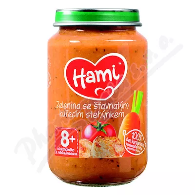 Hami příkrm zelenina se šťav.kuř.stehýnkem 200g 8M