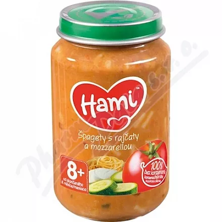 Hami Spaghetti z pomidorami i mozzarellą 200g 8M 