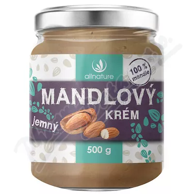 Allnature Mandlový krém 500g