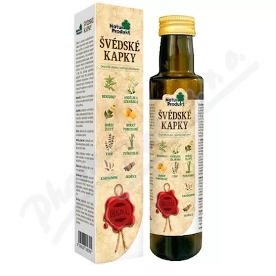 Naturprodukt Švédské kapky 250ml