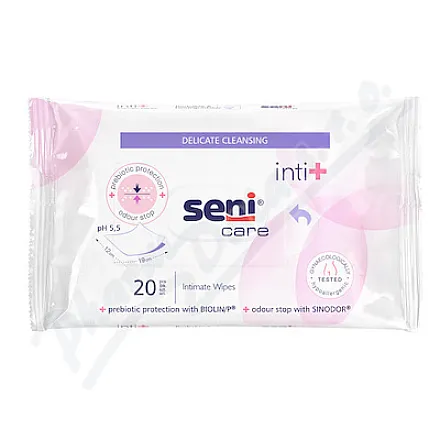 Seni Care Inti+ Chusteczki nawilżane 20szt