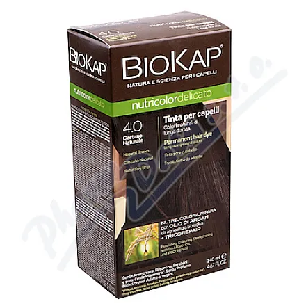 BIOKAP Barva na vlasy 4.0 Hnědá přirozená 140ml
