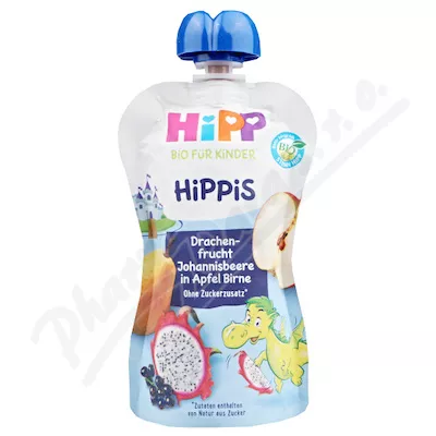 HiPP Hippis Jabl-Hruš-Dračí ov.-Rybíz BIO 1r 100g