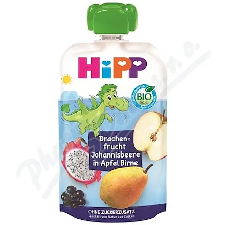 HiPP Hippis jabłko-gruszka-smok owczy-rabarbar organiczny 1r 100g