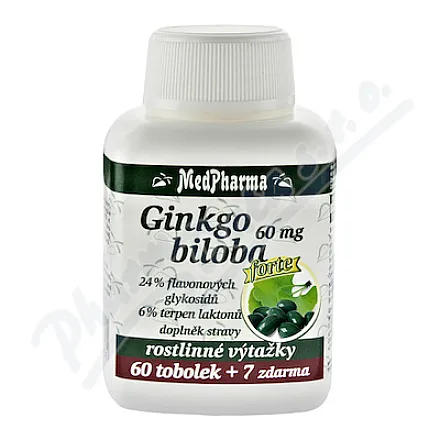 MedPharma Ginkgo biloba 60mg Forte tob.67