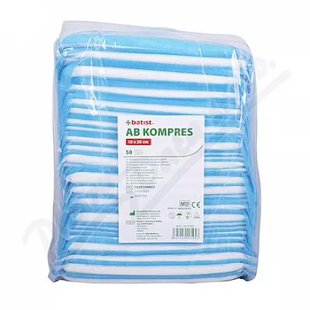 AB KOMPRES niesterylny 10x20cm 50szt