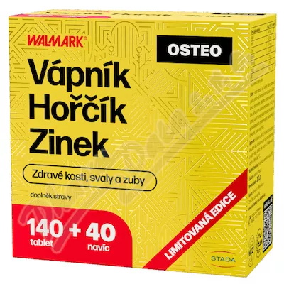 Walmark Vápník-Hořčík-Zinek tbl.140+40 Promo 2023