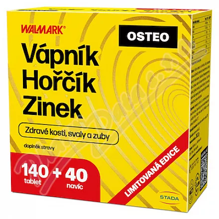 Walmark Vápník-Hořčík-Zinek tbl.140+40 Promo 2025