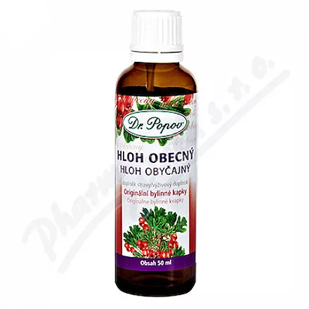 Dr.Popov Kapky bylinné Hloh obecný 50ml