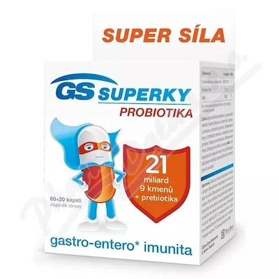 GS Superky probiotika cps.60+20 ČR/SK