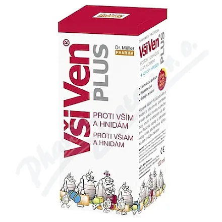 Všiven PLUS przeciw wszom i gnidom 120ml