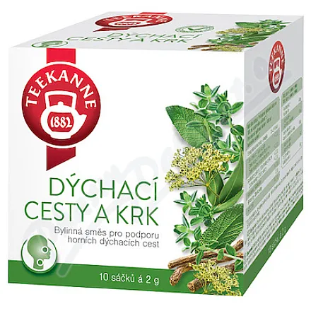TEEKANNE Herbata ziołowa na drogi oddechowe i gardło 10x2g
