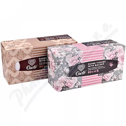 ONCLÉ Papírové kapesníky s balzámem 4-vrstvé 80ks