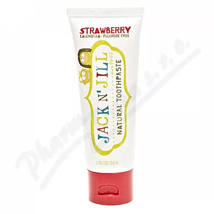 Jack N Jill Přírodní zubní pasta dětská Jahoda 50g