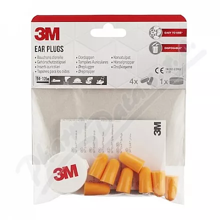 zatyczki do uszu 3M z pudełkiem do przechowywania 8 szt