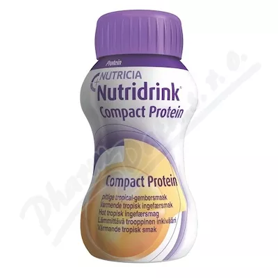 NUTRIDRINK COMPACT PROTEIN S PŘÍCHUTÍ HŘEJIVÉHO ZÁZVORU