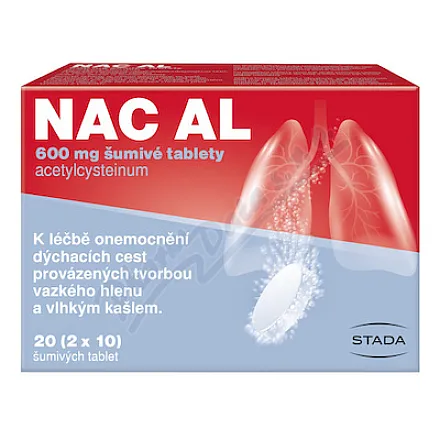 NAC AL 600mg tbl.eff.20(2x10)