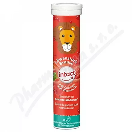 Intact Strong Lion Calcium Vit.D3 Strawberry Noise tbl.15
