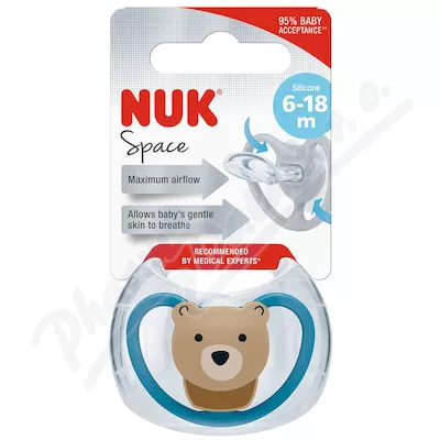 NUK Dudlík Space SI V2(6-18m) 1 ks BOX 736339