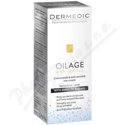 Dermedic Oilage Konc. oční krém proti vráskám 15g