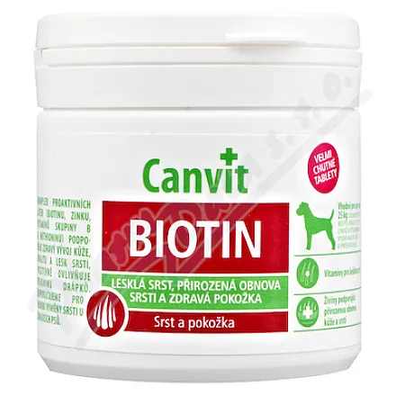 Canvit Biotyna dla psów smakowa tbl.100