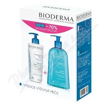 BIODERMA ATODERM Krém 500ml + Sprchový gel 500ml