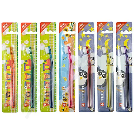 TELLO KIDS 10400+ dětský zubní kartáček