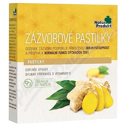 Naturprodukt Pastylki imbirowe 20 szt.