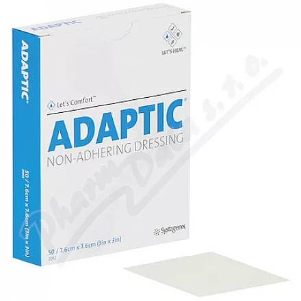 Adaptic nepřilnavý obvaz 7.6x7.6cm 50ks