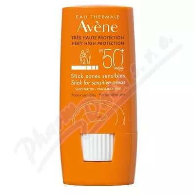 AVENE Sun Tyčinka na citlivá místa SPF50+ 8g - avene kosmetika,avene,avena,avene cicalfate,avene physiolift,