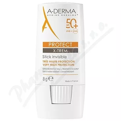 A-DERMA Protect X-TREME Transp.tyčinka SPF50+ 8g