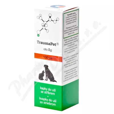 TraumaPet kapky do uší s Ag 100ml - Veterinární přípravky a potřeby pro vaše mazlíčky.