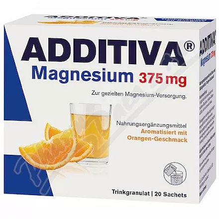 Additiva Magnesium 375mg napój pomarańczowy 20x4,6g