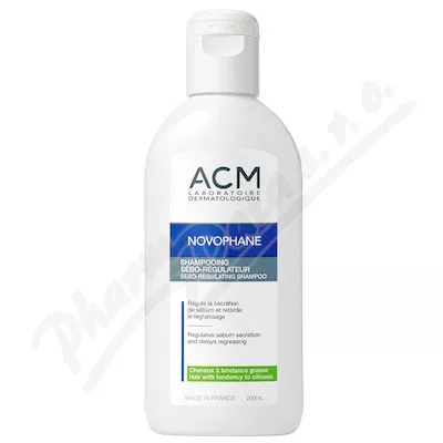 ACM Novophane šampon regulující tvorbu mazu 200ml - vlasová péče,péče o vlasy,