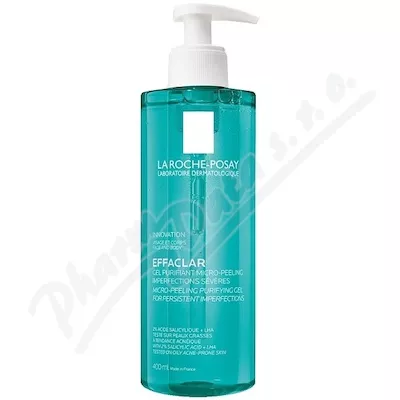 LA ROCHE-POSAY EFFACLAR Mikropeelingový gel 400ml - odličování,odličování obličeje,čištění obličeje,čistění pleti,