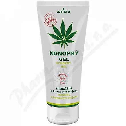 Alpa Konopný gel masážní 100ml
