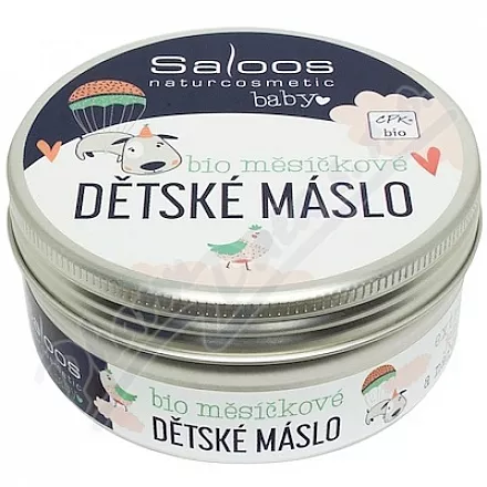 Saloos Organiczne nagietkowe masło do ciała dla dzieci 150ml - tělová mléka,oleje,krémy,másla,