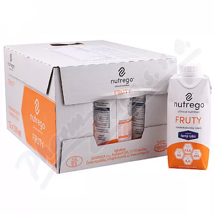 nutrego FRUTY blackcurrant por.sol.12x330ml